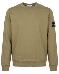 Stone Island - Compass Patch Zip-Up Hoodie - Lyst
