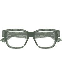 Gucci - Eyewear Rectangle Frame Glasses - Lyst