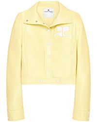 Courreges - Courrèges Logo Cropped Jacket - Lyst