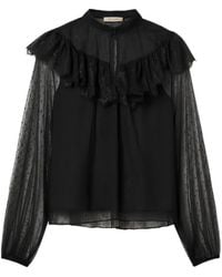 Twinset - Ruffled Blouse - Lyst