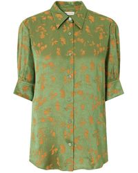 Dries Van Noten - Floral-Jacquard Shirt - Lyst
