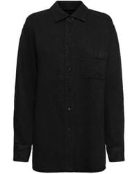 The Row - Nesson Linen Long Shirt - Lyst