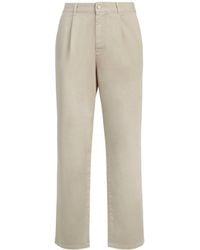 Missoni - Logo-Embroidered Mid-Rise Chinos - Lyst
