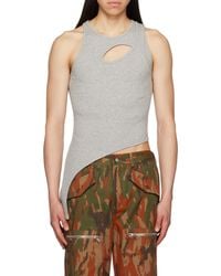 Dion Lee - Asymmetric Cut-Out Tank Top - Lyst