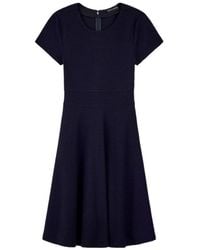 Emporio Armani - Short-Sleeve Mini Dress - Lyst