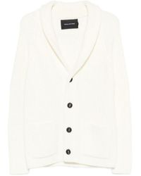 Tagliatore - Shawl-Collar Button Cardigan - Lyst