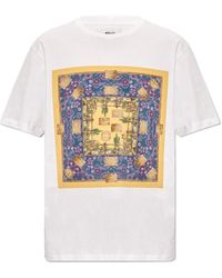 Bally - Graphic Printed Crewneck T-Shirt - Lyst