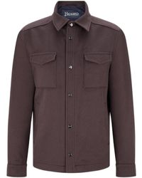 Herno - Pocket-Detail Overshirt - Lyst