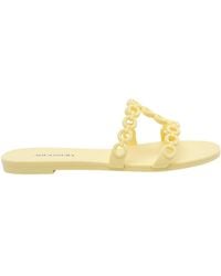 Aquazzura - Chain Strap Flat Sandals - Lyst