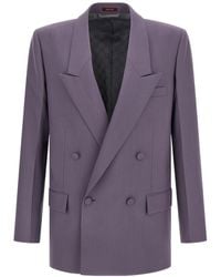Gucci - Double-Breasted Jacket - Lyst