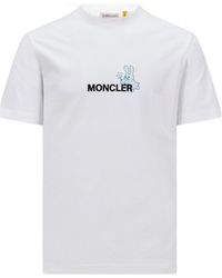 Moncler - X Frgmt Cartoon Logo Cotton T-Shirt - Lyst