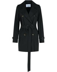 Max Mara - 'Landa' Cotton Trench Coat - Lyst