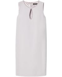 Marina Rinaldi - Embroidered Cady Dress - Lyst