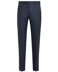 ZEGNA - Belt-Loop Casual Pants - Lyst