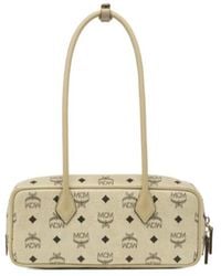 MCM - Aren Visetos Shoulder Bag - Lyst