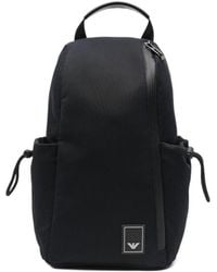 Emporio Armani - Logo-Patch Backpack - Lyst