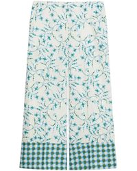 iBlues - Wide-Leg Casual Pants - Lyst