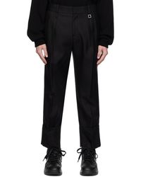 WOOYOUNGMI - Turn-Up Trousers - Lyst