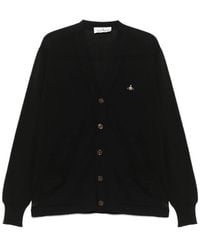 Vivienne Westwood - Orb Embroidered Cardigan - Lyst