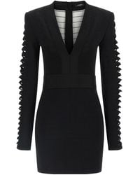 Balmain - Cut-Out Mini Dress - Lyst