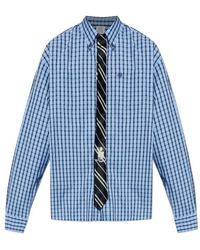Vetements - Checked Long-Sleeve Oversized Shirt - Lyst