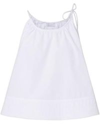 Stella McCartney - Cotton Poplin Tank Top - Lyst