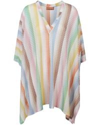 Missoni - Striped Short Caftan Cover-Up - Lyst