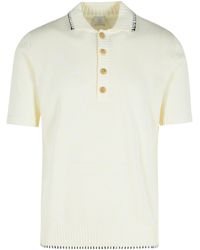 Eleventy - Button Detail Polo Shirt - Lyst