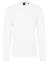 BOSS - Longsleeve Polo Shirt - Lyst
