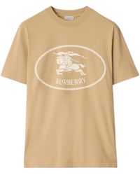 Burberry - Knight Stamp Crewneck T-Shirt - Lyst