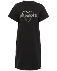 Moschino - Printed Dress - Lyst