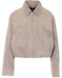 Arma - Loua Suede Zip Jacket - Lyst