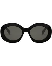 Celine - Logo Sunglasses - Lyst