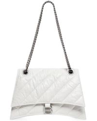Balenciaga - Borsa Crush Media Trapuntata Con Catena Da Donna - Lyst