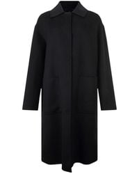 Max Mara - Logo Coat - Lyst