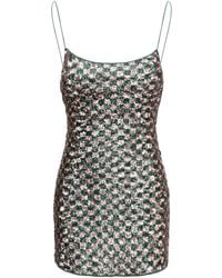 Oséree - Mini Dress Sequins Chess - Lyst