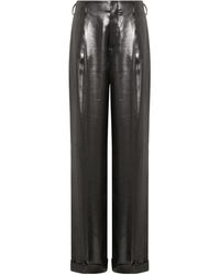 Ralph Lauren - Acklie Pleated Wide-Leg Trousers - Lyst