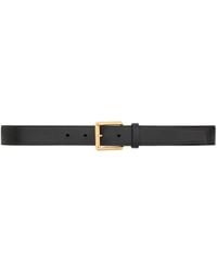 Saint Laurent - Rectangular Buckle Belt - Lyst