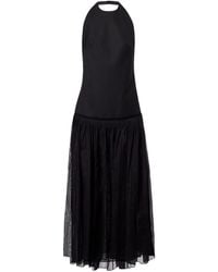 Rohe - Pleated Wool-Blend Muslin Maxi Dress - Lyst