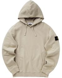 Stone Island - Compass Patch Drawstring Hoodie - Lyst
