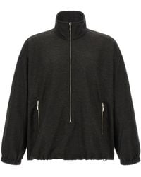 Song For The Mute - Half-Zip Stand Collar Pullover Jacket - Lyst