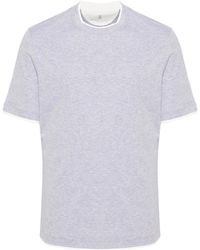 Brunello Cucinelli - Short-Sleeved T-Shirt - Lyst