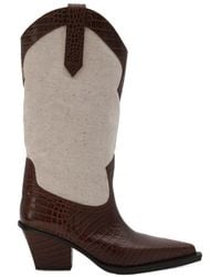 Paris Texas - Rosario 60Mm Two-Tone Boots - Lyst
