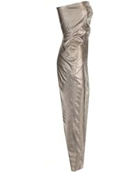 Rick Owens - Floor-Length Strapless Bustier Gown - Lyst