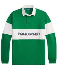 Polo Ralph Lauren - Sport-Rugby Long-Sleeves Polo Shirt - Lyst
