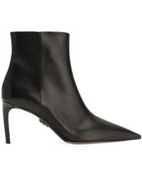 Dolce & Gabbana - 75Mm Devotion Pointed-Toe Ankle Boots - Lyst