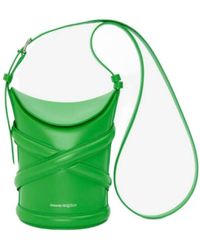 McQueen - The Curve Bucket Shoulder Bag - Lyst