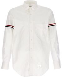Thom Browne - Grosgrain Armband Oxford Shirt - Lyst