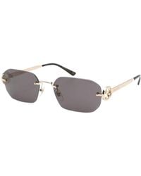 Gucci - Eyewear Rectangular Frame Sunglasses - Lyst
