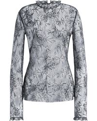 Alberta Ferretti - Embroidered Lace Shirt - Lyst